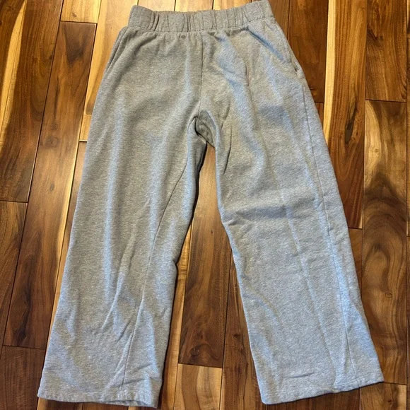 Forever 21 Heather Gray Wide Leg Lounge Pants - Picture 2 of 7